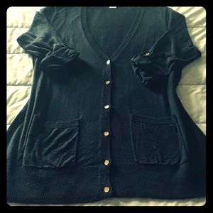 ⚡️Plus Size 2X Michael Kors Navy Cardigan Sweater